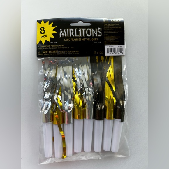 Metallic fringed Sqawkers - Picture 2 of 3